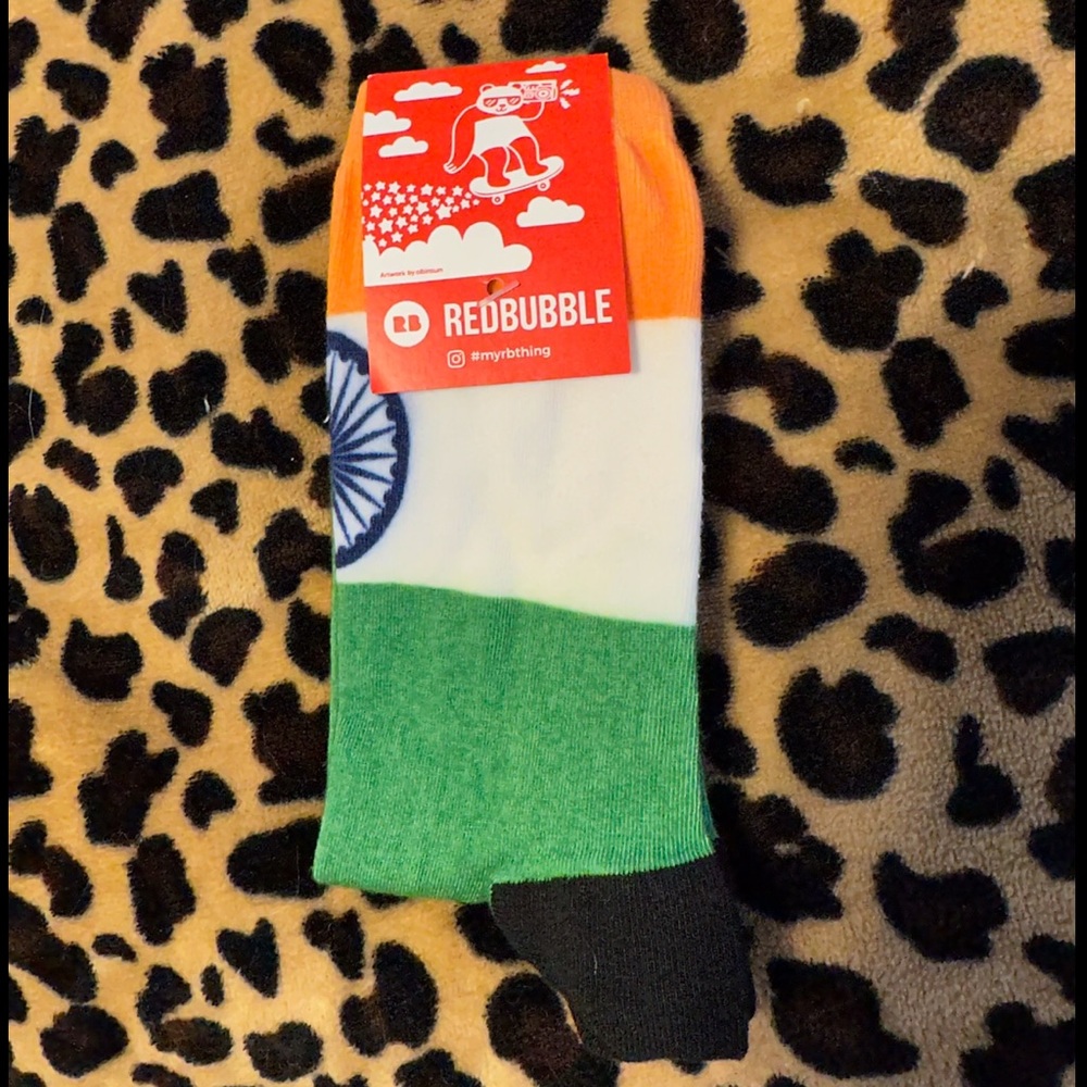 India Flag socks